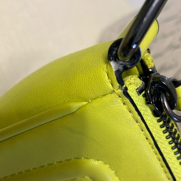 DKNY Orion Crossbody Bag Lemon Yellow - Picture 16 of 16